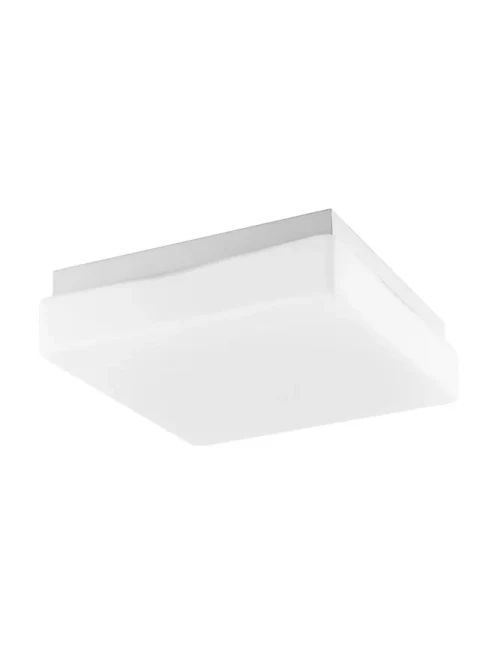 Plafonieră CUBE E27, 1x12 W, 220-240 V, IP44, metal și sticlă