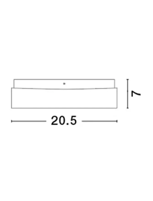 Plafonieră CUBE E27, 1x12 W, 220-240 V, IP44, metal și sticlă