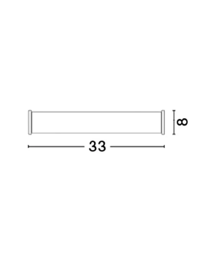 Aplică POLO E14, compatibil 2x40 W, 220-240 V, IP44, sticlă 3