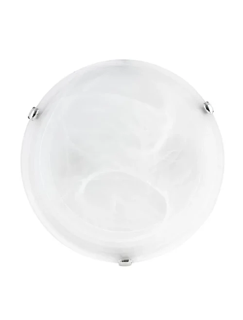 Plafonieră GIORNO E27, 1x12 W, 220-240 V, IP20, metal, sticlă și alabaster