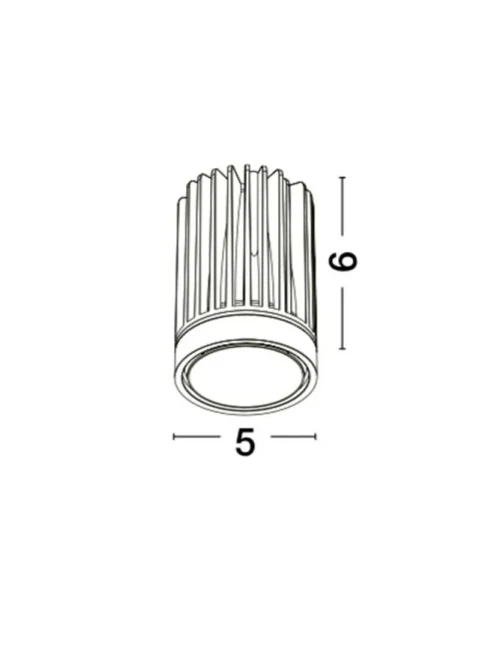 Spot MEA LED 9 W, 220-240 V, 800 lm, 3000K, IP20, CRI ≥90