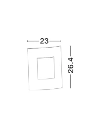 Aplică exterior ZENITH E27, compatibil 1x16 W, 220-240 V, IP44, aluminiu și acril 3