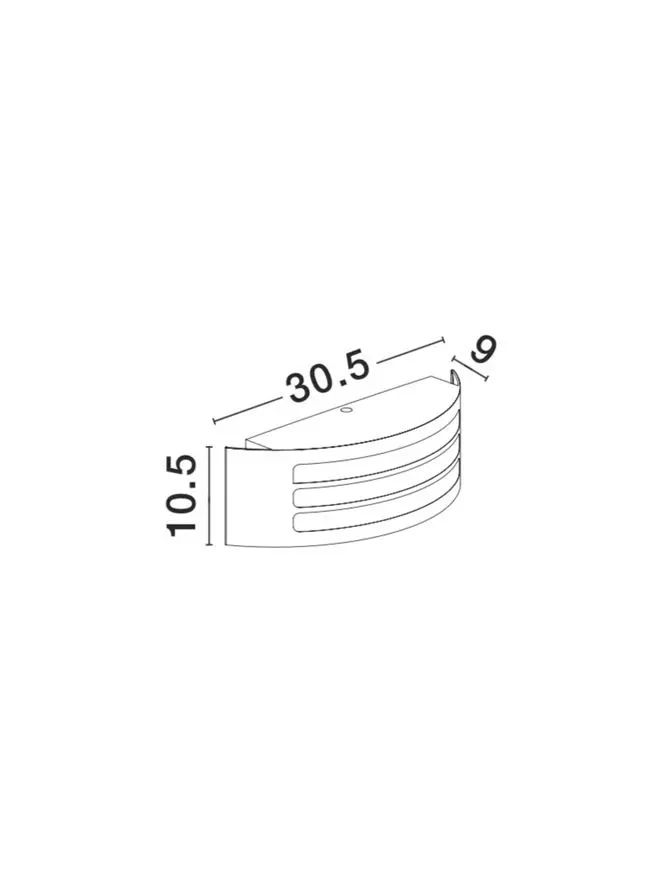 Aplică exterior ZENITH E27, compatibil 1x16 W, 220-240 V, IP44, aluminiu și acril 2
