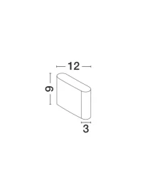 Aplică exterior SOHO LED 2x3 W, 220-240 V, 480 lm, 3000K, IP54, aluminiu și sticlă 3