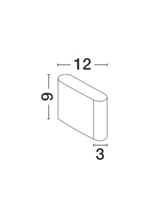 Aplică exterior SOHO LED 2x3 W, 220-240 V, 480 lm, 3000K, IP54, aluminiu și sticlă 3