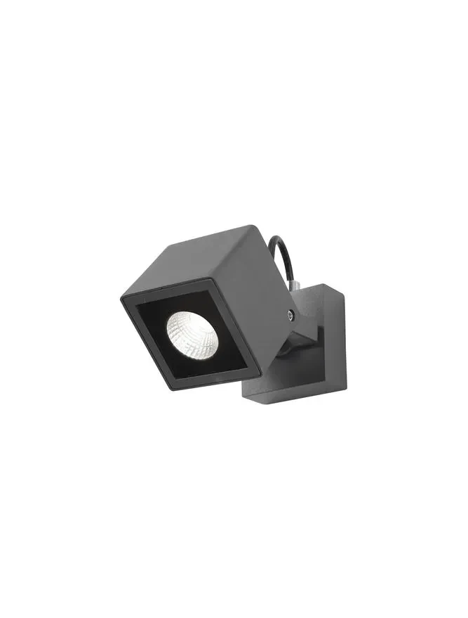 Aplică exterior FOCUS LED 6 W, 220-240 V, 420 lm, 3000K, IP54, aluminiu și sticlă 2