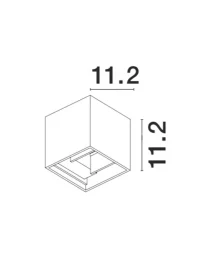 Aplică exterior COMO LED 2x3 W, 220-240 V, 510 lm, 3000K, IP54, aluminiu 4