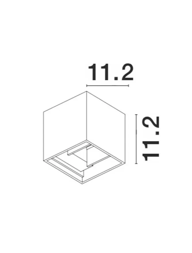 Aplică exterior COMO LED 2x3 W, 220-240 V, 510 lm, 3000K, IP54, aluminiu 4