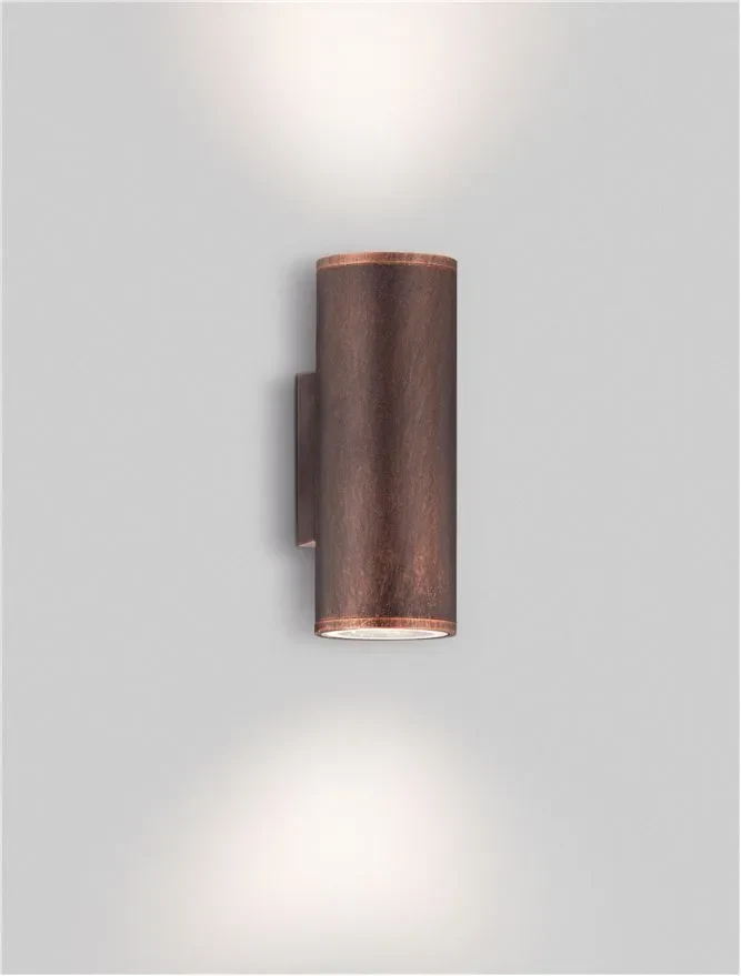 Aplică exterior NODUS GU10, compatibil 2x35 W, 220-240 V, IP54, aluminiu și sticlă 3