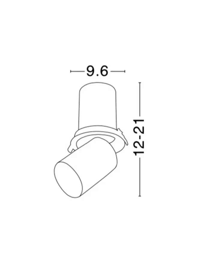 Spot JUNO 15 W, 220-240 V, 1275 lm, 3000K, aluminiu 2