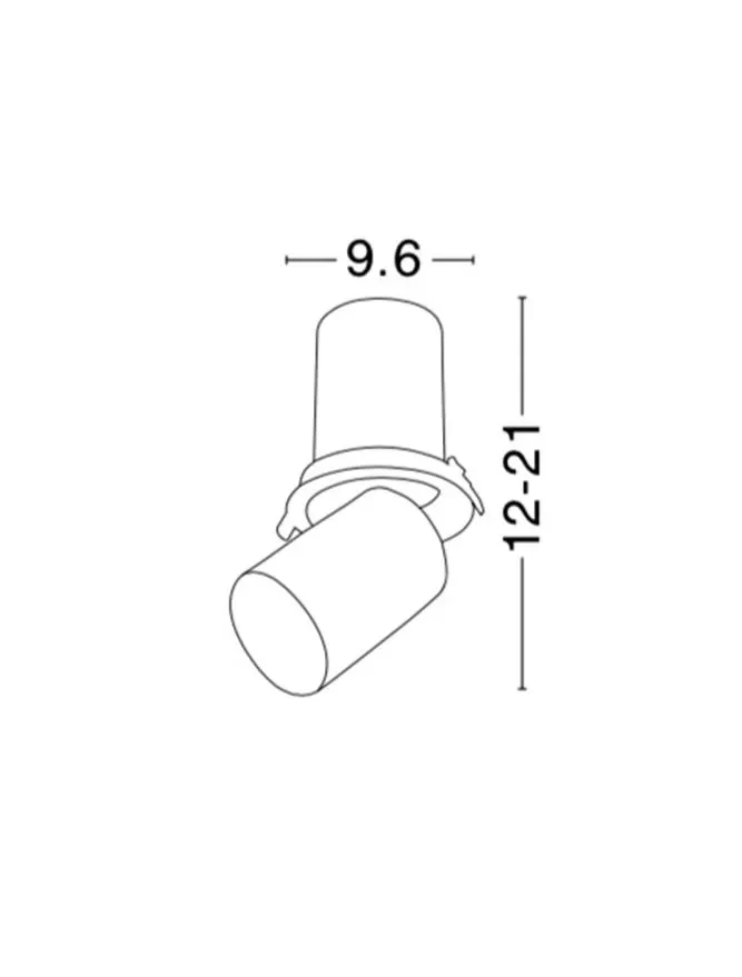 Spot JUNO 15 W, 220-240 V, 1275 lm, 3000K, aluminiu 4