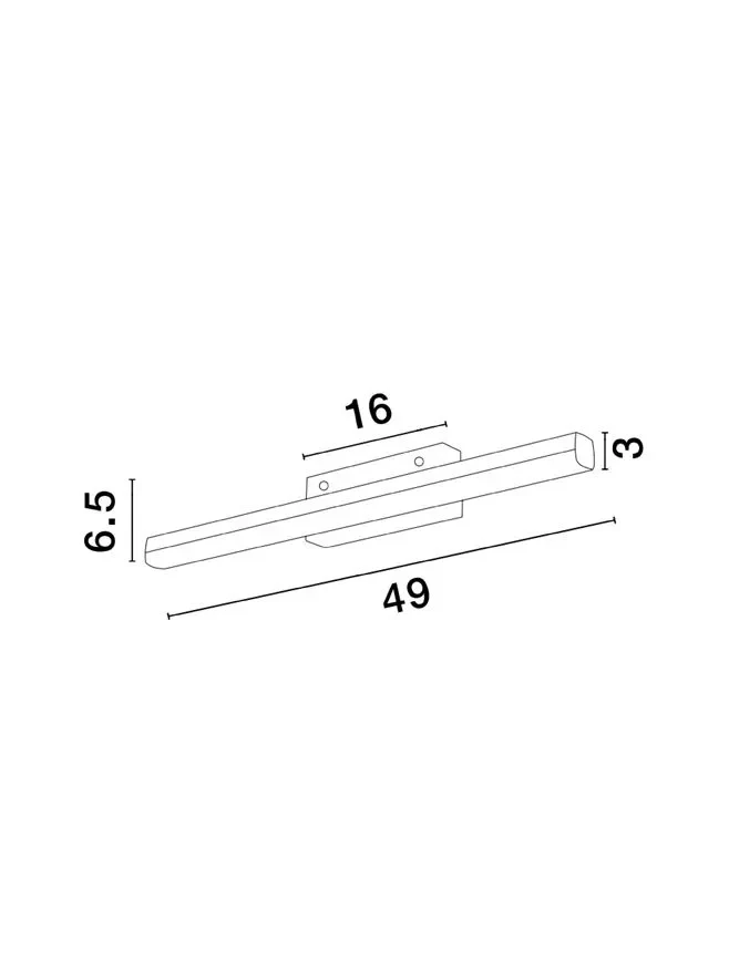 Aplică WILLOW LED 12 W, 230 V, 1174 lm, 3000K, IP44, aluminiu și acril 4