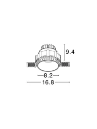 Spot BELLUNO IP54, aluminiu 3