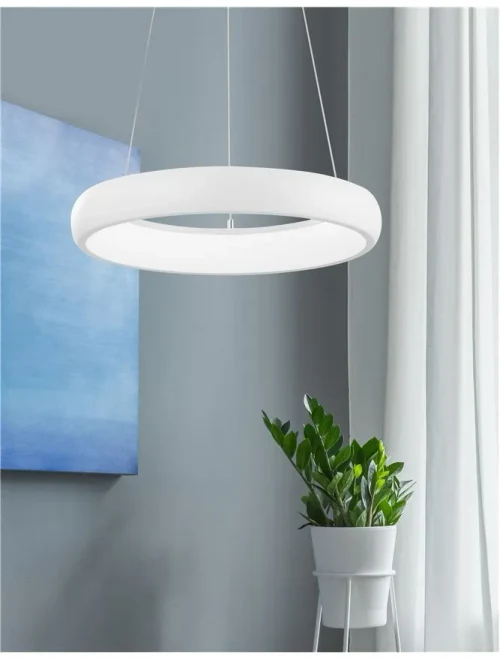 Suspensie ALBI LED 32 W, 230 V, 1950 lm, 3000K, IP20, aluminiu și acril