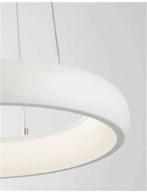 Suspensie ALBI LED 32 W, 230 V, 1950 lm, 3000K, IP20, aluminiu și acril