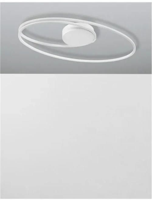 Plafonieră VIARREGIO LED 28 W, 230 V, 1950 lm, 3000K, IP20, aluminiu și acril