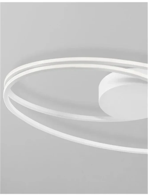 Plafonieră VIARREGIO LED 28 W, 230 V, 1950 lm, 3000K, IP20, aluminiu și acril