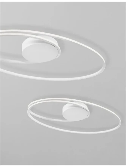 Plafonieră VIARREGIO LED 28 W, 230 V, 1950 lm, 3000K, IP20, aluminiu și acril
