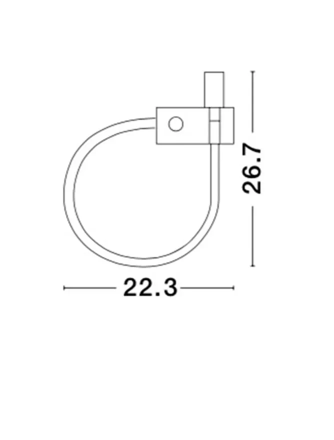 Aplică GENEVA LED 3 W, 220-240 V, 190 lm, 3000K, IP20, aluminiu 3