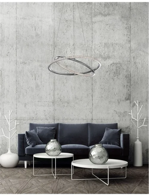 Suspensie LIVORNO LED 29 W, 230 V, 2010 lm, 3000K, IP20, aluminiu și acril