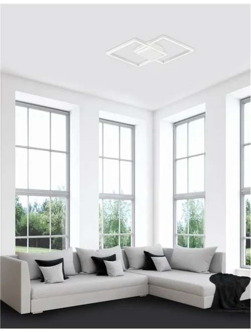 Plafonieră BILBAO LED 25 W, 220-240 V, 1175 lm, 3000K, IP20, aluminiu și acril