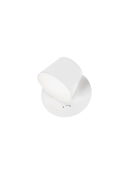 Aplică AMADEO albă LED 6 W, 220-240 V, 528 lm, 3000K, IP20, aluminiu și acril