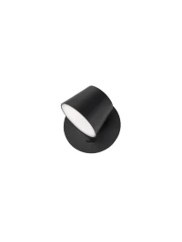 Aplică AMADEO neagră LED 6 W, 220-240 V, 528 lm, 3000K, IP20, aluminiu și acril