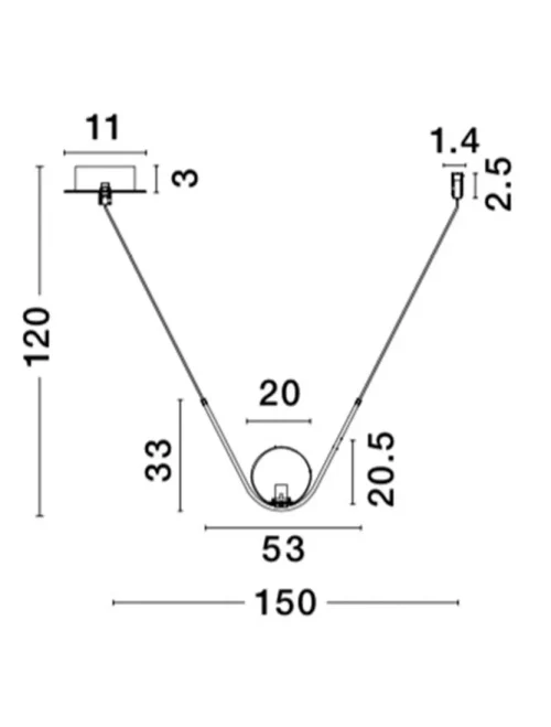 Suspensie VITTON E27, compatibil 1x40 W, 230 V, IP20, textil, metal, sticlă și alamă