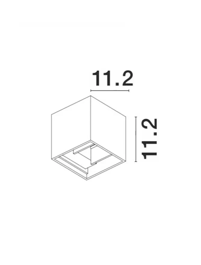 Aplică exterior COMO LED 2x3 W, 220-240 V, 510 lm, 3000K, IP54, aluminiu 3