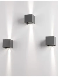 Aplică exterior COMO LED 2x3 W, 220-240 V, 510 lm, 3000K, IP54, aluminiu 4