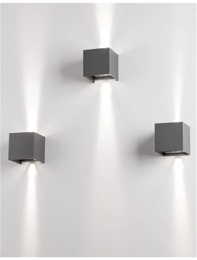 Aplică exterior COMO LED 2x3 W, 220-240 V, 510 lm, 3000K, IP54, aluminiu 4