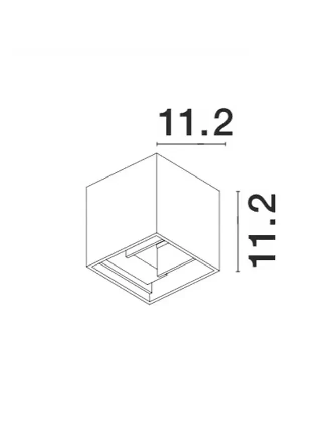 Aplică exterior COMO LED 2x3 W, 220-240 V, 510 lm, 3000K, IP54, aluminiu 6