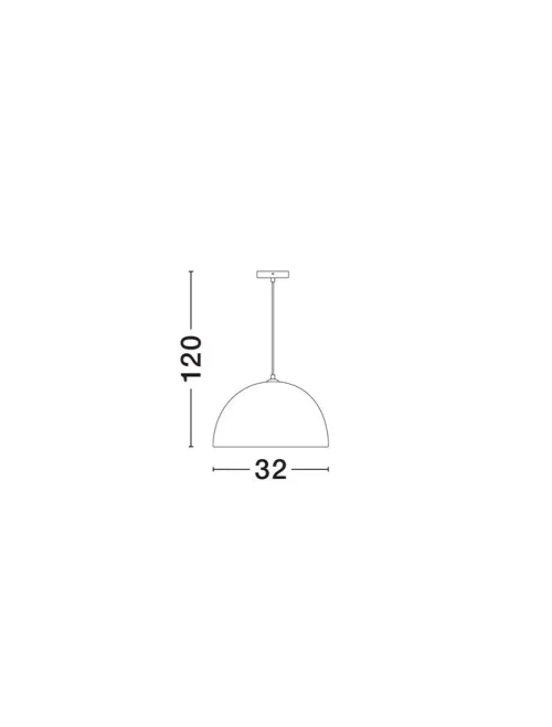 Suspensie TALCUM E27, 1x12 W, 100-240 V, IP20, paper