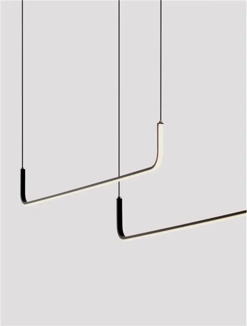 Suspensie STRITA LED 42 W, 220-240 V, 1849 lm, 3200K, IP20, aluminiu și oțel