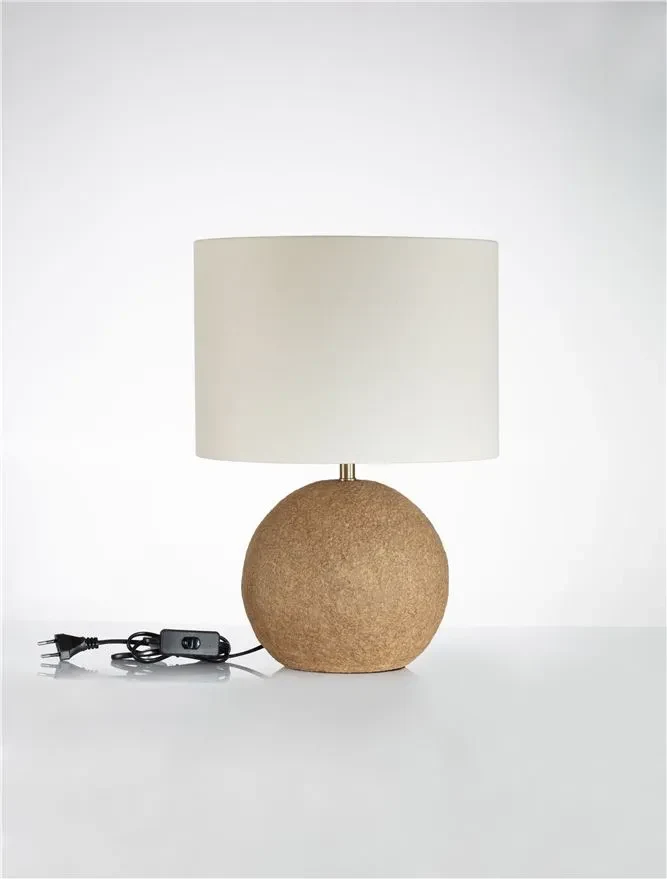 Veioză EVER E27, 1x12 W, 100-240 V, IP20, textil și paper 3