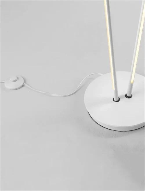Lampadar INTEC LED 33 W, 220-240 V, 1174 lm, 3000K, IP20, aluminiu și acril