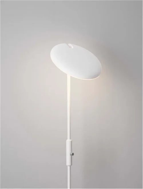 Lampadar NOTOS LED 30 W, 220-240 V, 2288 lm, 3000K, IP20, aluminiu și acril