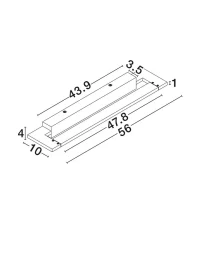 Aplică LIVO LED 18 W, 220-240 V, 1170 lm, 3000-4000K, IP44, CCT selectabil prin DIP switch, aluminiu, acril și oțel 10