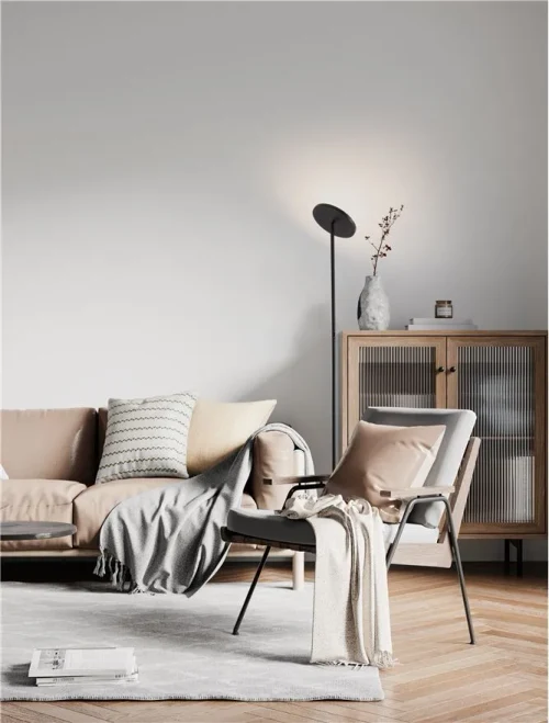 Lampadar SINKRO LED 30 W, 110-240 V, 2297 lm, 3000K, IP20, acril și oțel