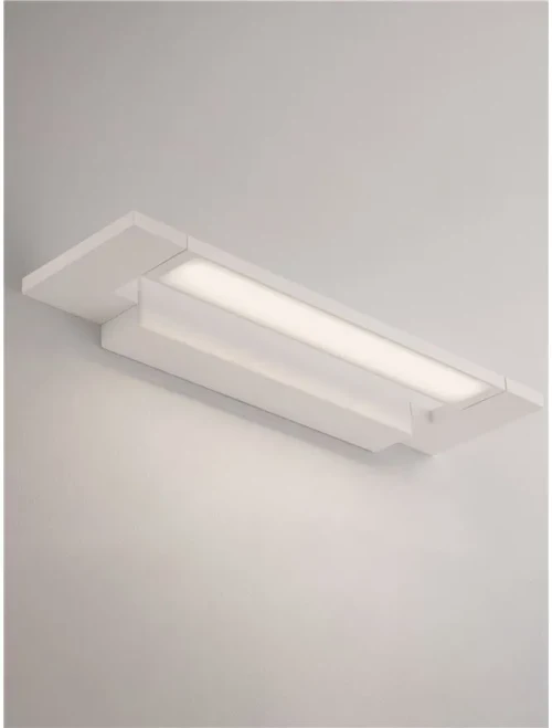 Aplică LIVO LED 10 W, 220-240 V, 650 lm, 3000-4000K, IP44, CCT selectabil prin DIP switch, aluminiu și acril
