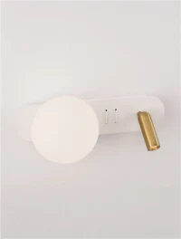 Aplică NOBLE G9, 3 W / 1x5 W, 100-240 V, 182 lm, 3000K, IP20, metal și sticlă 7