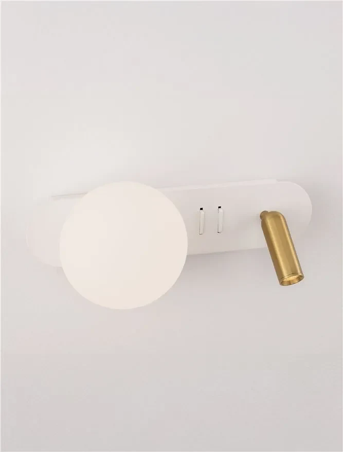 Aplică NOBLE G9, 3 W / 1x5 W, 100-240 V, 182 lm, 3000K, IP20, metal și sticlă 7