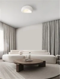 Plafonieră AERE E27, 1x12 W, 100-240 V, IP20, polyurethane și resin