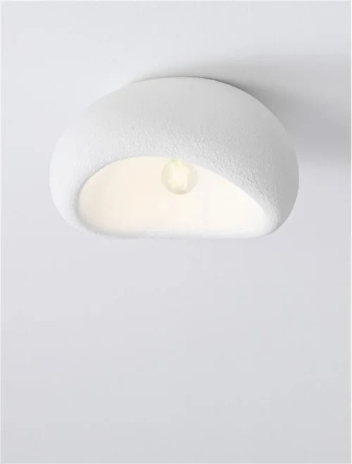 Plafonieră AERE E27, 1x12 W, 100-240 V, IP20, polyurethane și resin