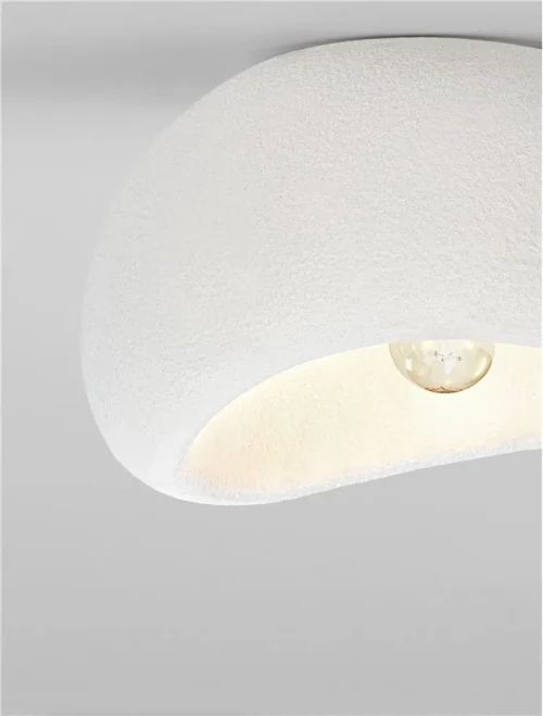 Plafonieră AERE E27, 1x12 W, 100-240 V, IP20, polyurethane și resin