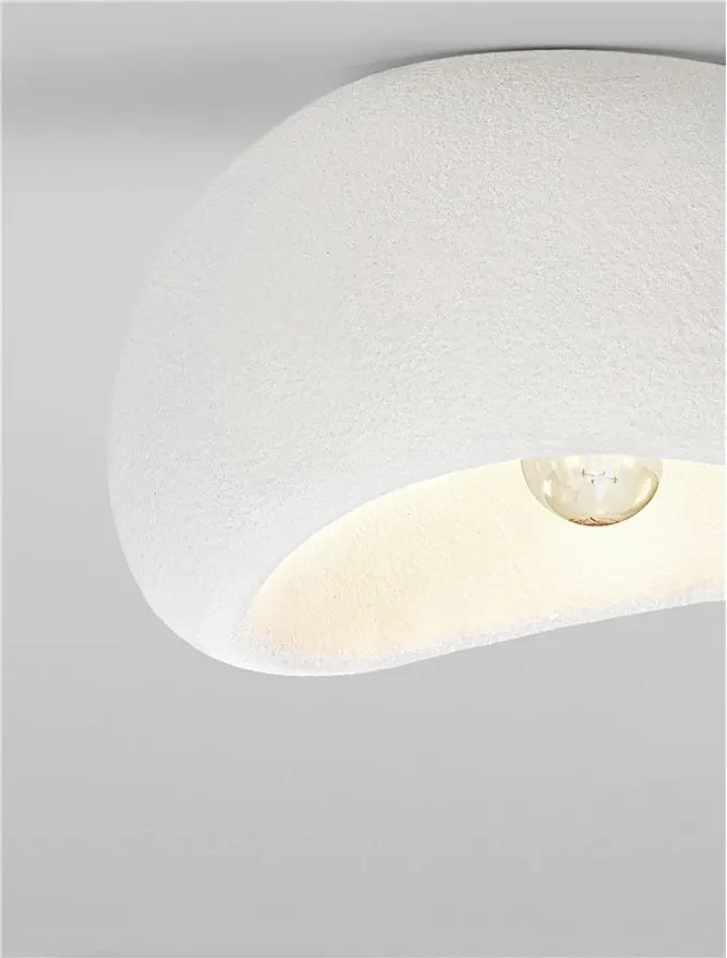 Plafonieră AERE E27, 1x12 W, 100-240 V, IP20, polyurethane și resin 6
