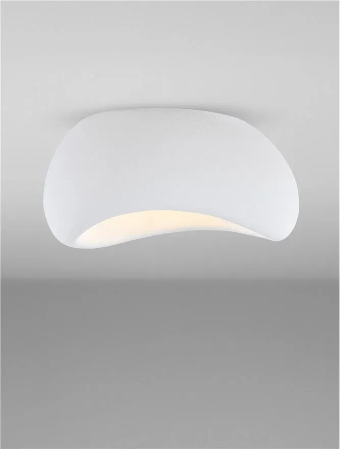 Plafonieră AERE E27, 1x12 W, 100-240 V, IP20, polyurethane și resin 4