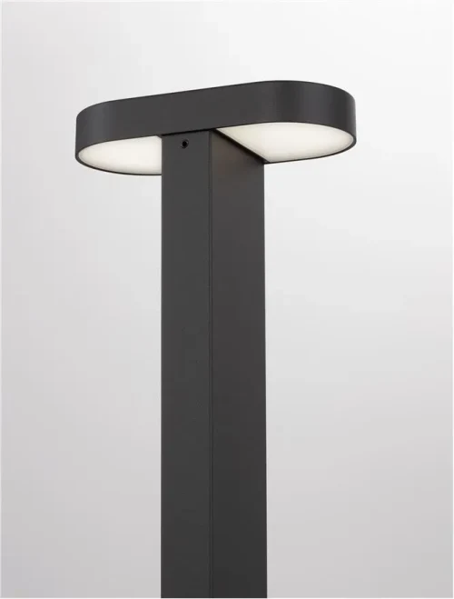 Stâlp OFIR LED 10 W, 220-240 V, 660 lm, 3000K, IP54, CRI ≥80, aluminiu și acril