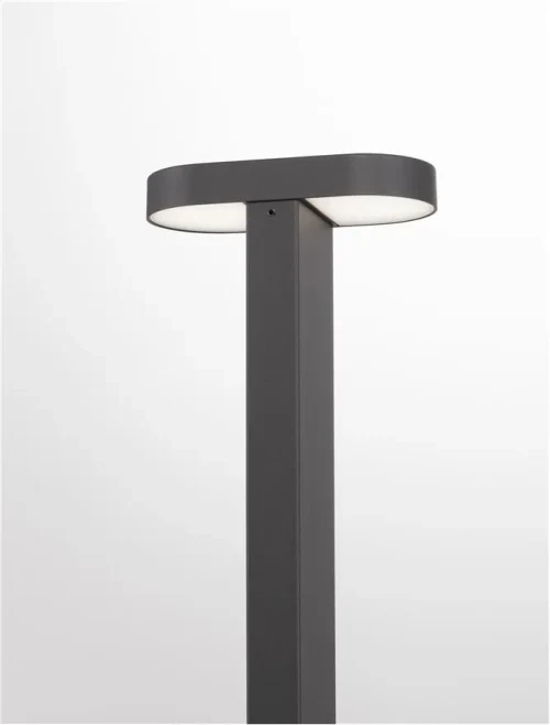 Stâlp OFIR LED 10 W, 220-240 V, 660 lm, 3000K, IP54, CRI ≥80, aluminiu și acril