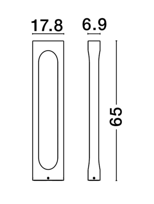 Stâlp PORTAL LED 13.5 W, 220-240 V, 890 lm, 3000K, IP54, CRI ≥80, aluminiu și acril